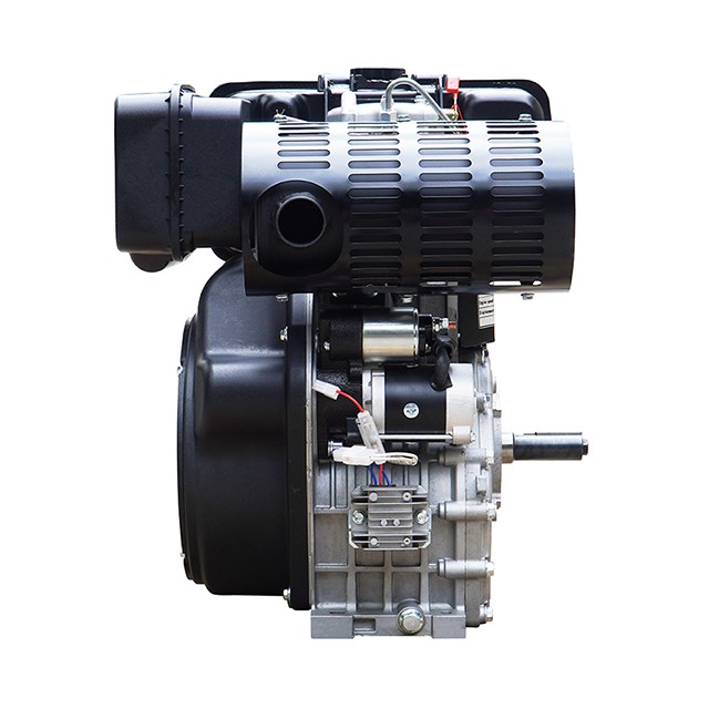 Hiearns 20HP air cooled diesel engine 1105，Keyway shaft