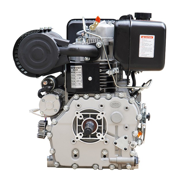 Hiearns 20HP air cooled diesel engine 1105，Keyway shaft